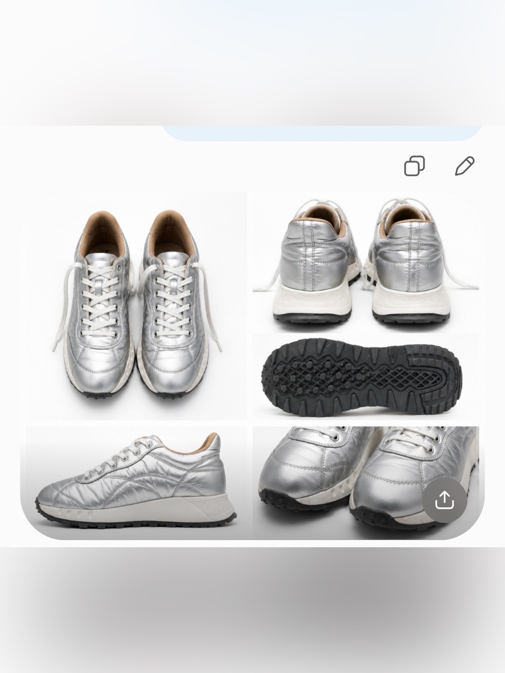 Blondo Silver Metallic Women's Sneakers